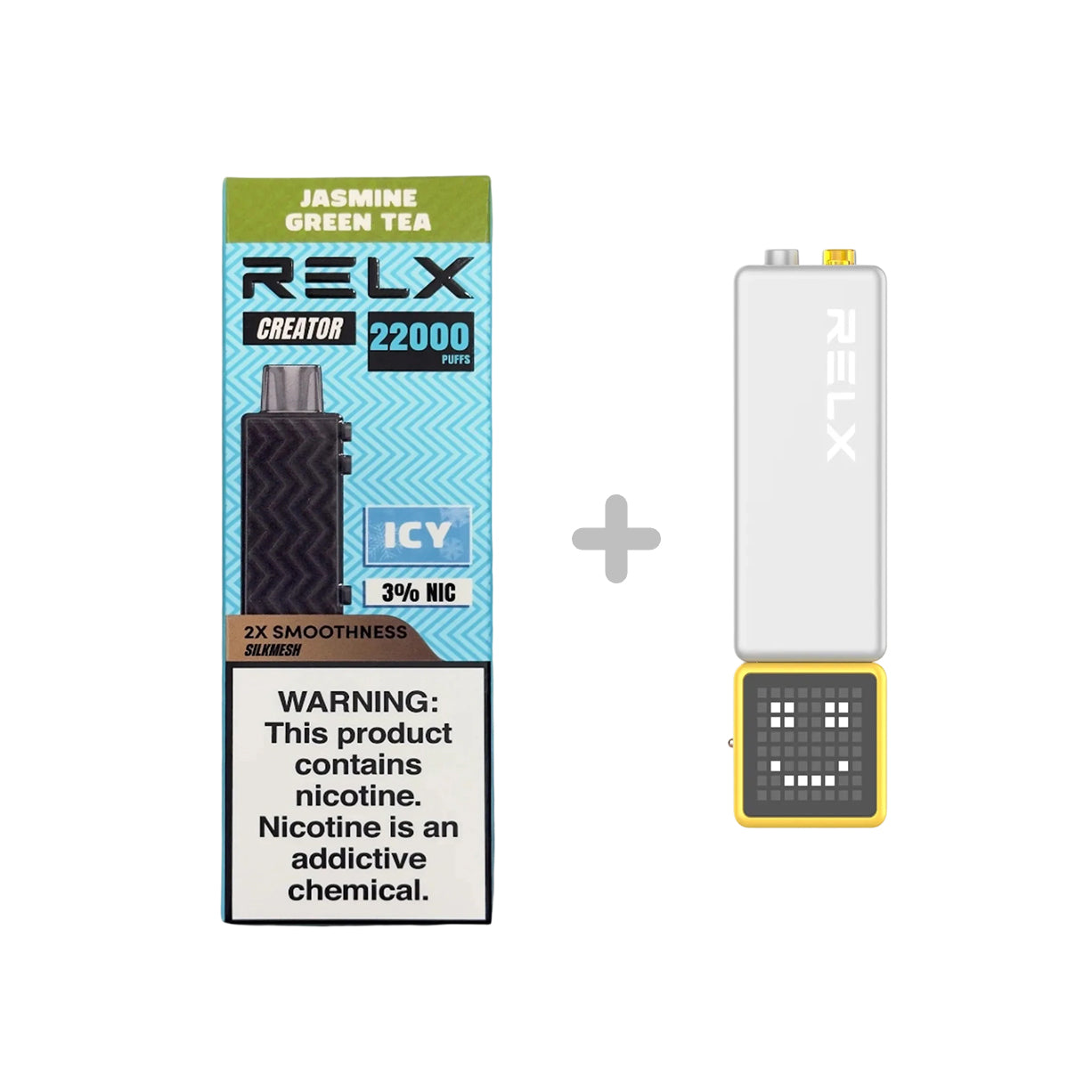 悦刻RELX正品积木乐高RELX Creator 22000口|套餐多口味搭配|适配1代/2代弹杆