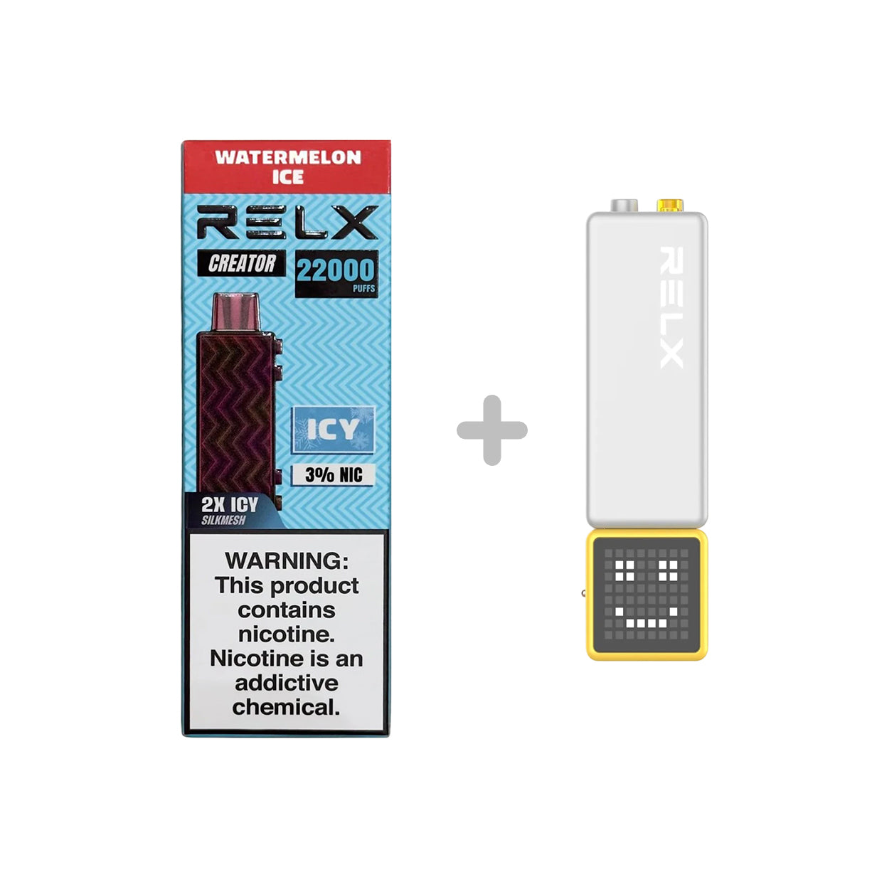 悦刻RELX正品积木乐高RELX Creator 22000口|套餐多口味搭配|适配1代/2代弹杆