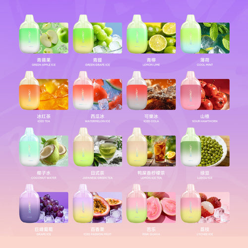 正品JOLYICE 4000口一次性电子烟-多口味