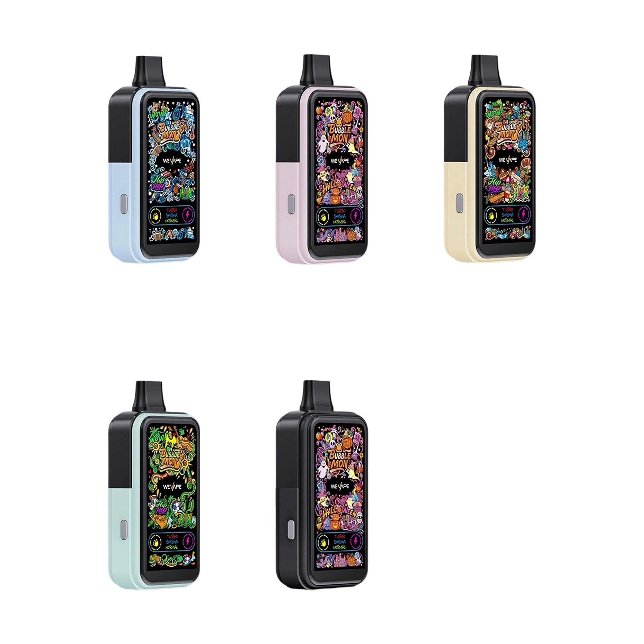 韩版正品巴布梦三代 BUBBLE MON GRAFFITI-C 可拆卸式+LED灯效 30000口电子烟餐/烟弹 | 丰富口味可选