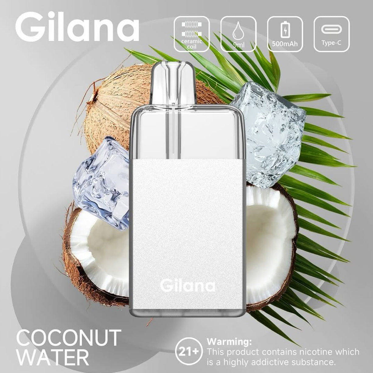 吉拉那正品冰立方 Gilana Ice Cube 7000口劲爽冰感系列一次性电子烟 | 多口味任选