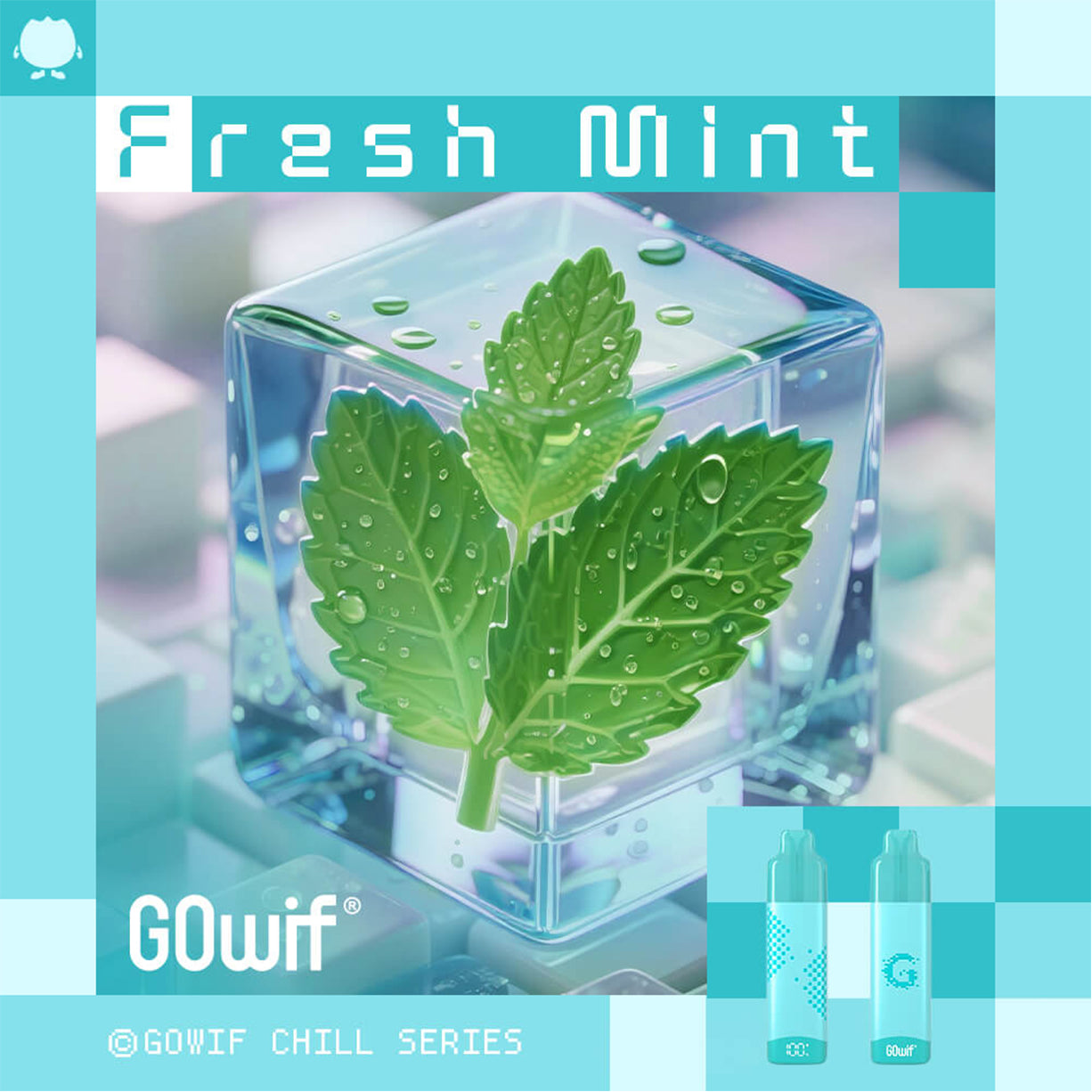 高维正品 GOwif Chill 陶瓷芯涡轮大功率极凉系列 18000口一次性电子烟 | 多款口味任选