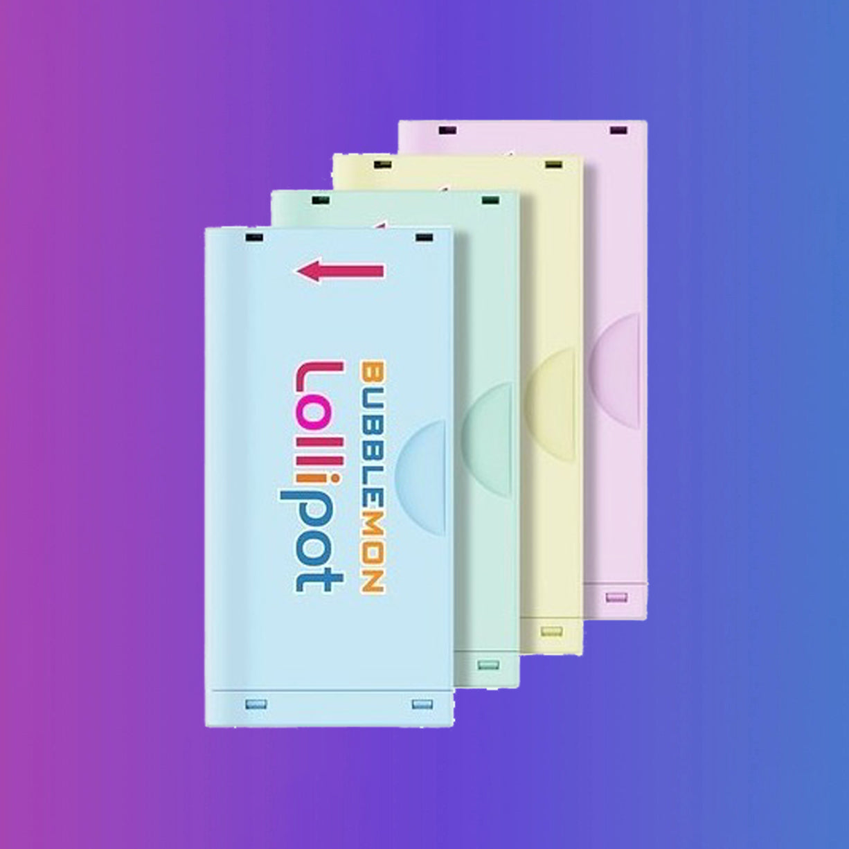 正品韩版巴布梦二代 BUBBLE MON GRAFFITI-Ⅱ 泡泡兽满天星炫彩壁纸LED灯效 | 30000口可拆卸式电子烟套装/烟弹 | 丰富口味可选