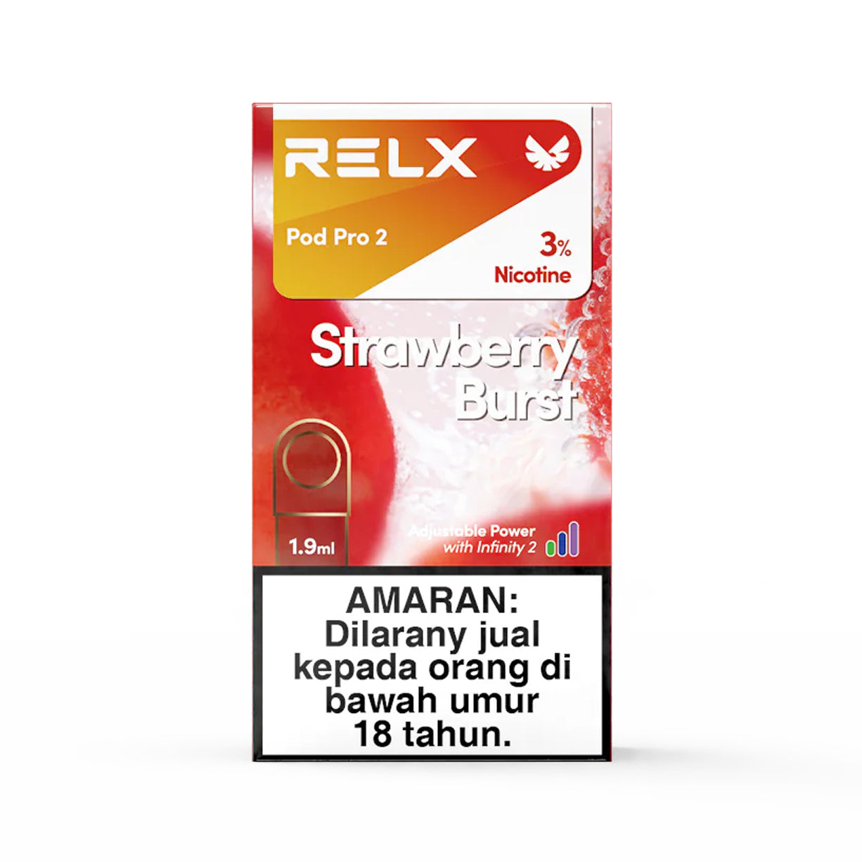 悦刻RELX正品外贸弹|草莓冰沙Strawberry Burst 口味|单颗装 3颗起售