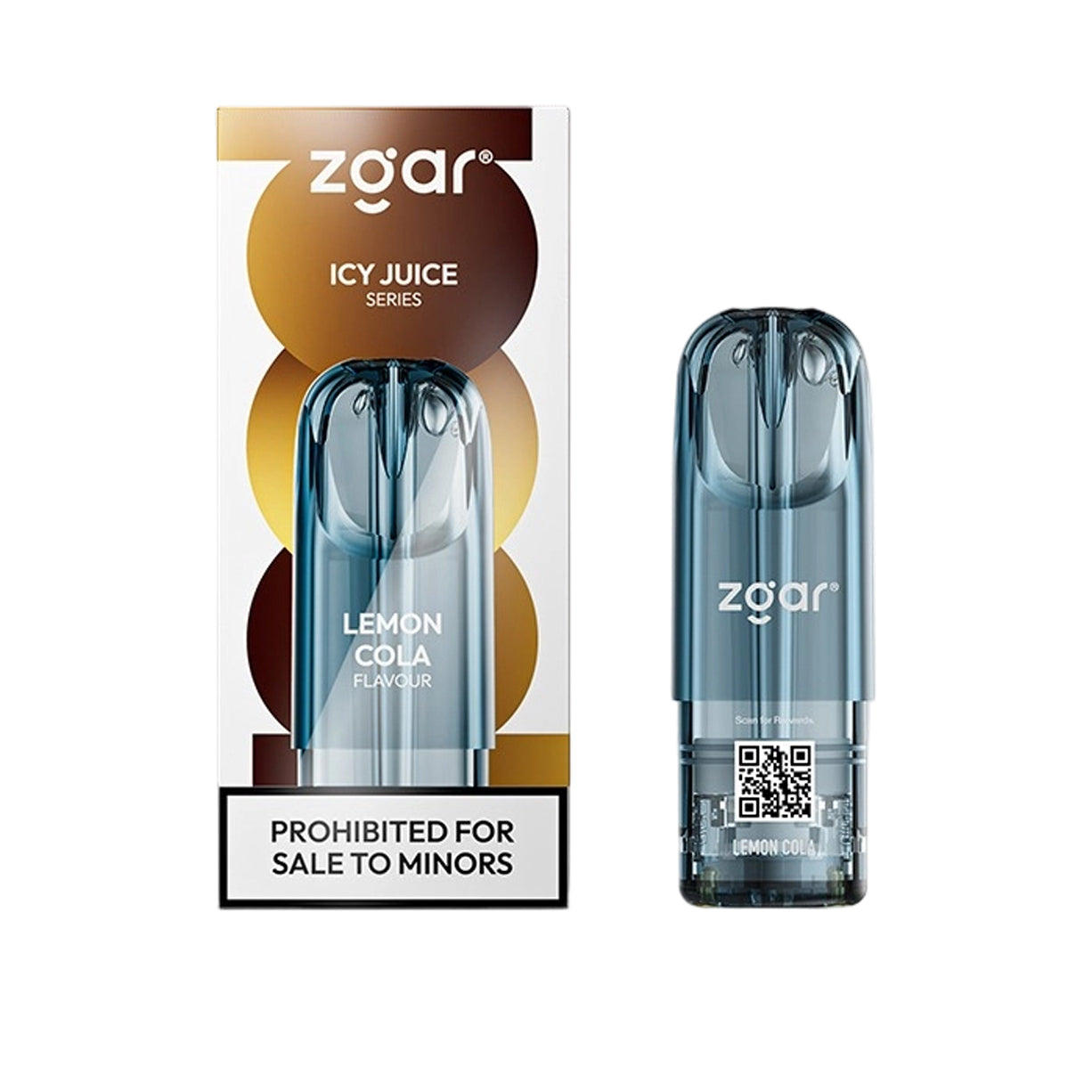 Zgar冰熊6.0s烟弹-3.0ml单颗装-柠檬可乐