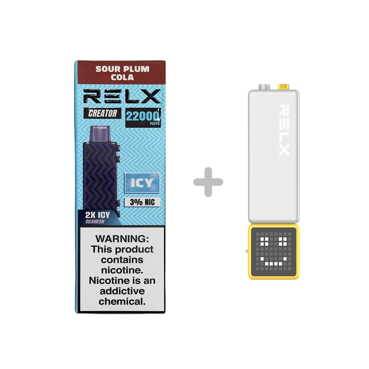 悦刻RELX正品积木乐高RELX Creator 22000口|套餐多口味搭配|适配1代/2代弹杆