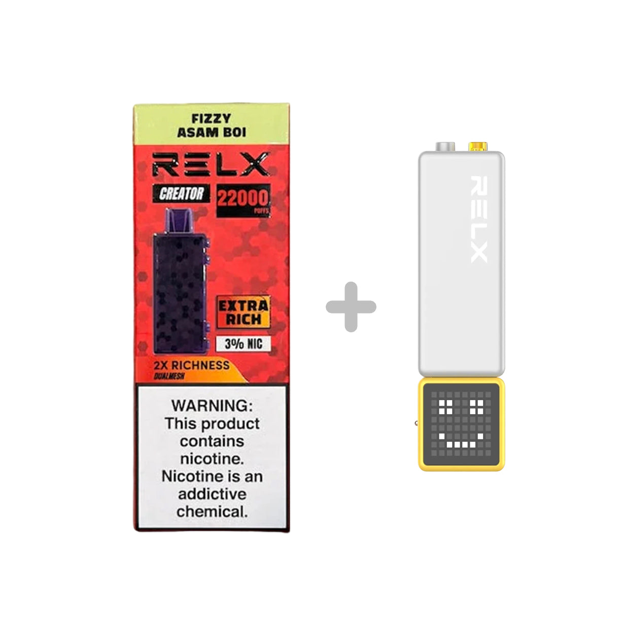 悦刻RELX正品积木乐高RELX Creator 22000口 | 套餐多口味搭配 | 适配1代/2代/3代弹杆