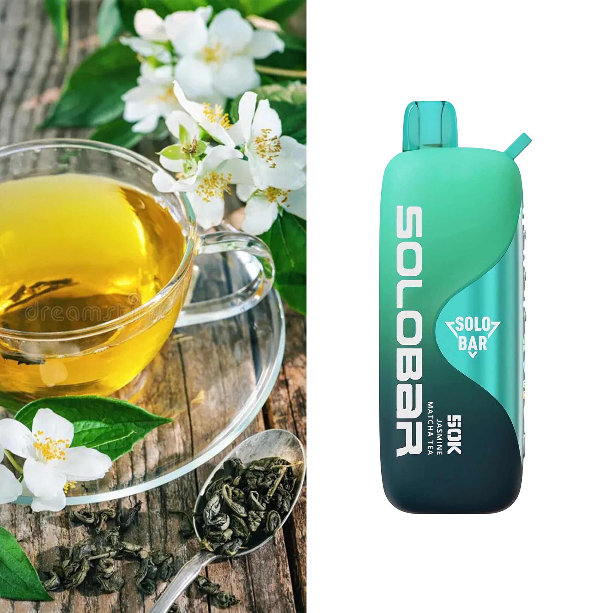 正品SOLOBAR 50口超大容量 | 可调节尼古丁、甜度、冰度 | 双模式输出 一次性电子烟 | 多口味任选