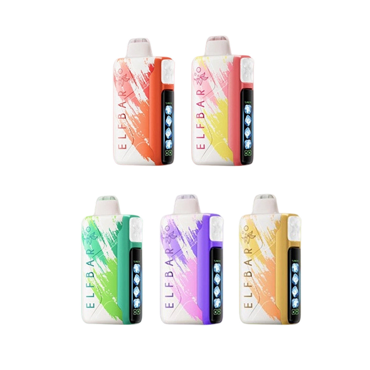 韩版正品 ELFBAR ICE KING 25000 口 一次性电子烟 五档冰度调节 | 多款口味任选