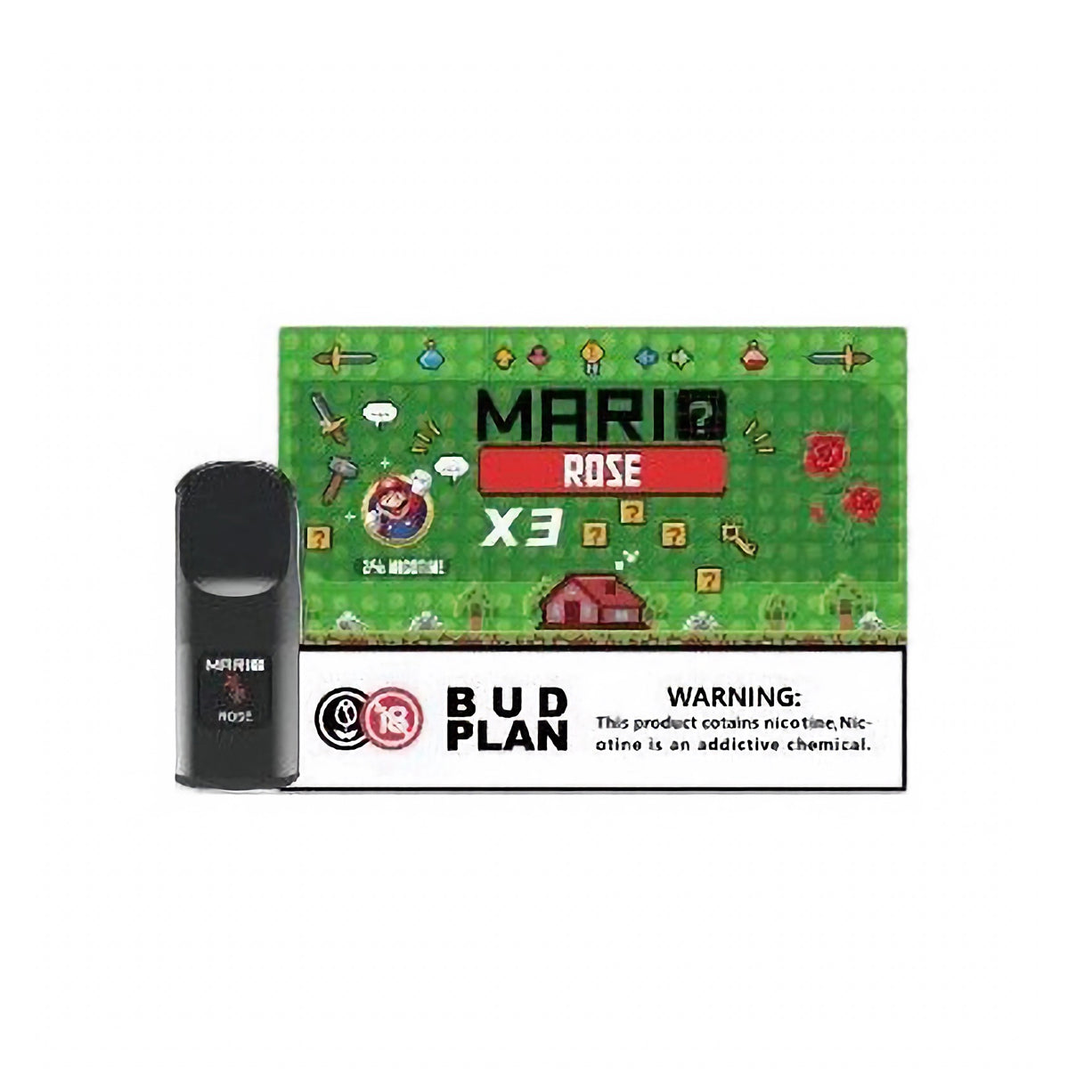 马里奥正品六代 Mario 6TH 通配烟弹3颗装 | 兼容悦刻4/5/6/7代烟杆