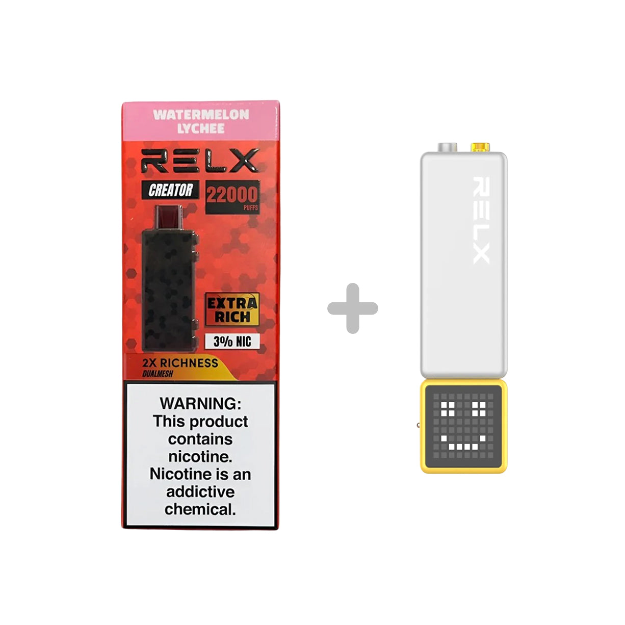 悦刻RELX正品积木乐高RELX Creator 22000口|套餐多口味搭配|适配1代/2代弹杆