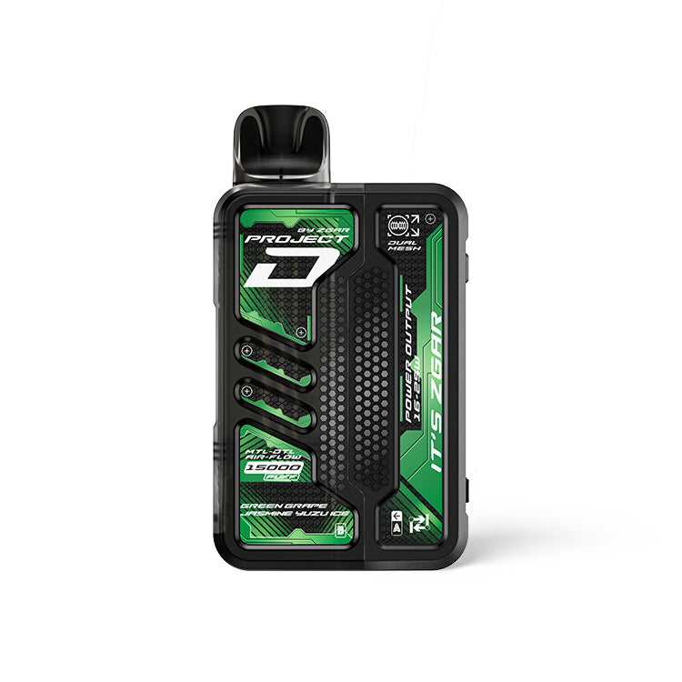 冰熊积木ZGAR正品  PROJECT-D 15000口 可拆卸套装/烟弹电子烟 | 多口味可选