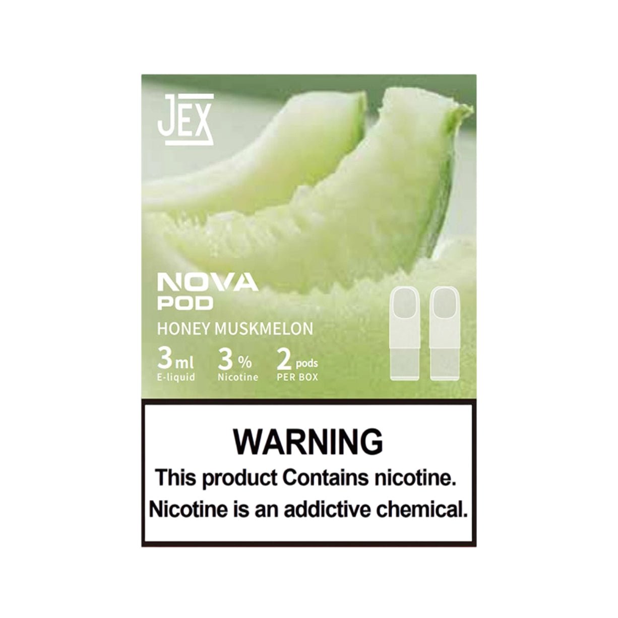 极星正品通配弹 JEX NOVA POD 两颗装 3ml×2 | 兼容 4/5/6/7 代烟杆 | 多口味任选