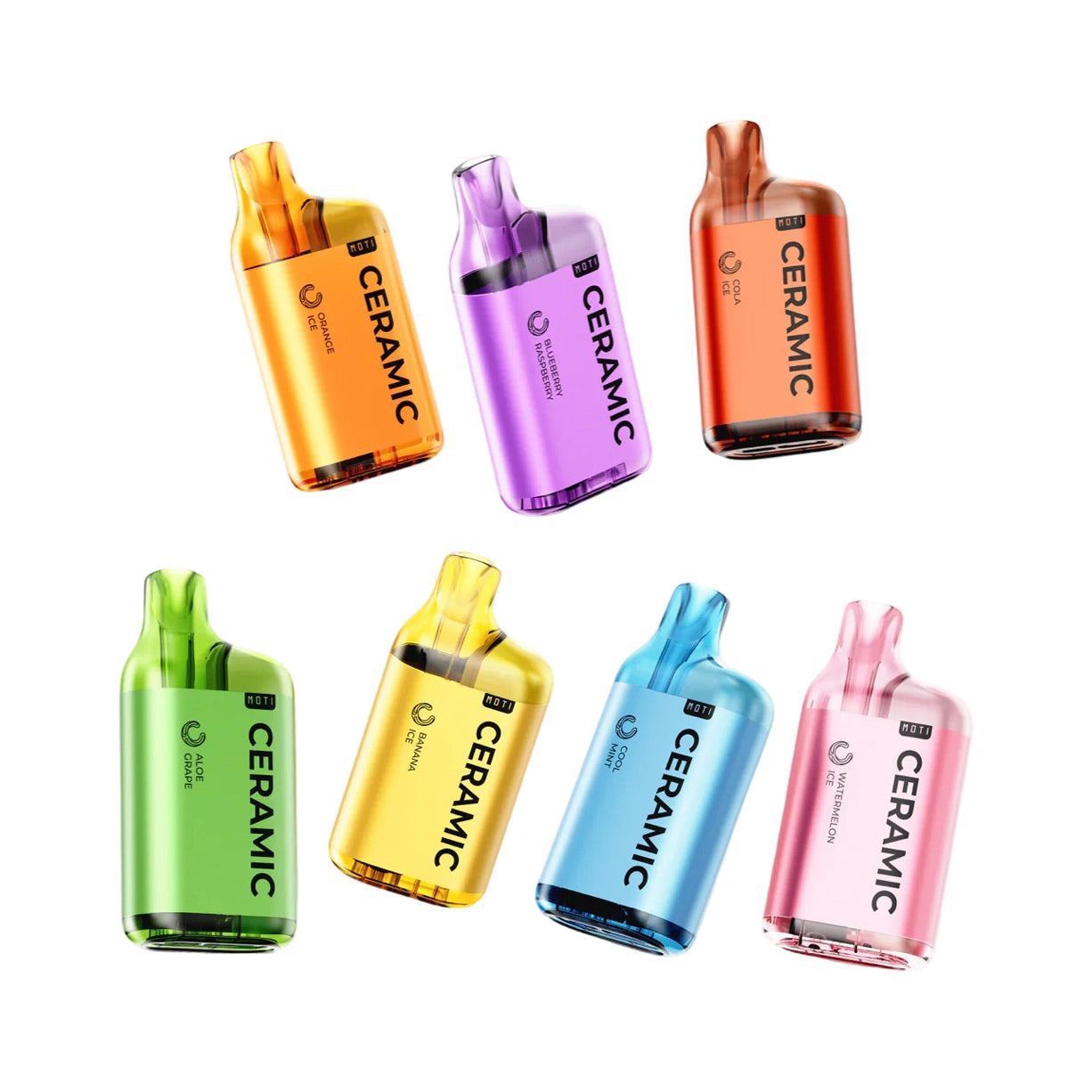 魔笛正品 MOTI CERAMIC 10000口 陶瓷芯系列 可视油仓 一次性电子烟 | 多款口味任选