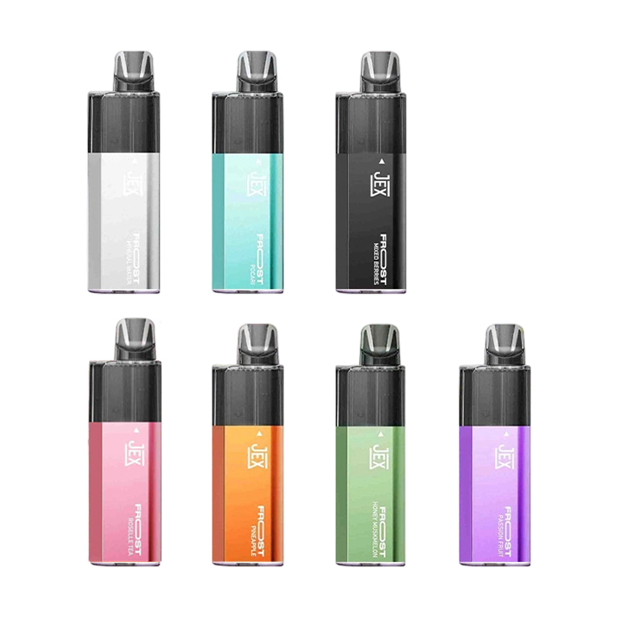 极星正品 JEX FROST 冰爽口味8000口一次性电子烟 | 多款口味任选