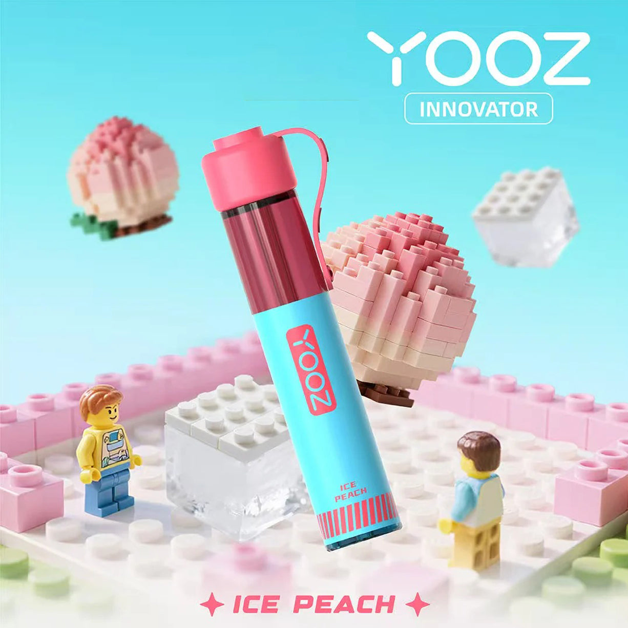 柚子YOOZ正品积木 INNOVATOR 食品级硅胶嘴帽 冰爽型电子烟 | 多款口味可选