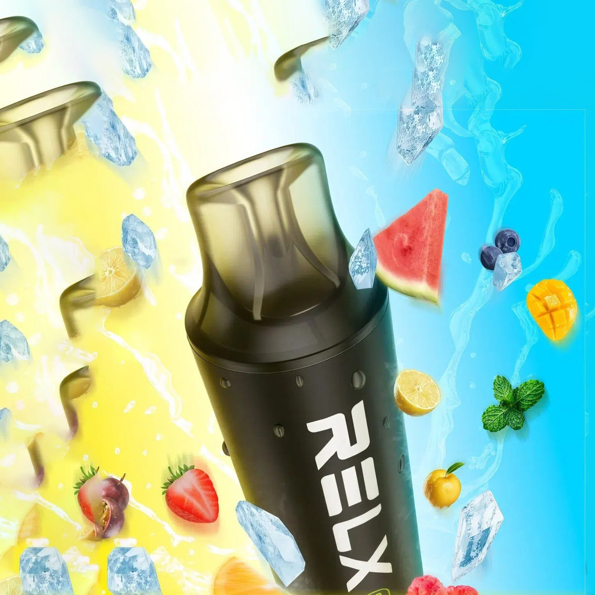 悦刻正品黑条 RELX SMASH GO 12000口 人体工学烟嘴 大容量一次性电子烟 | 多款口味任选