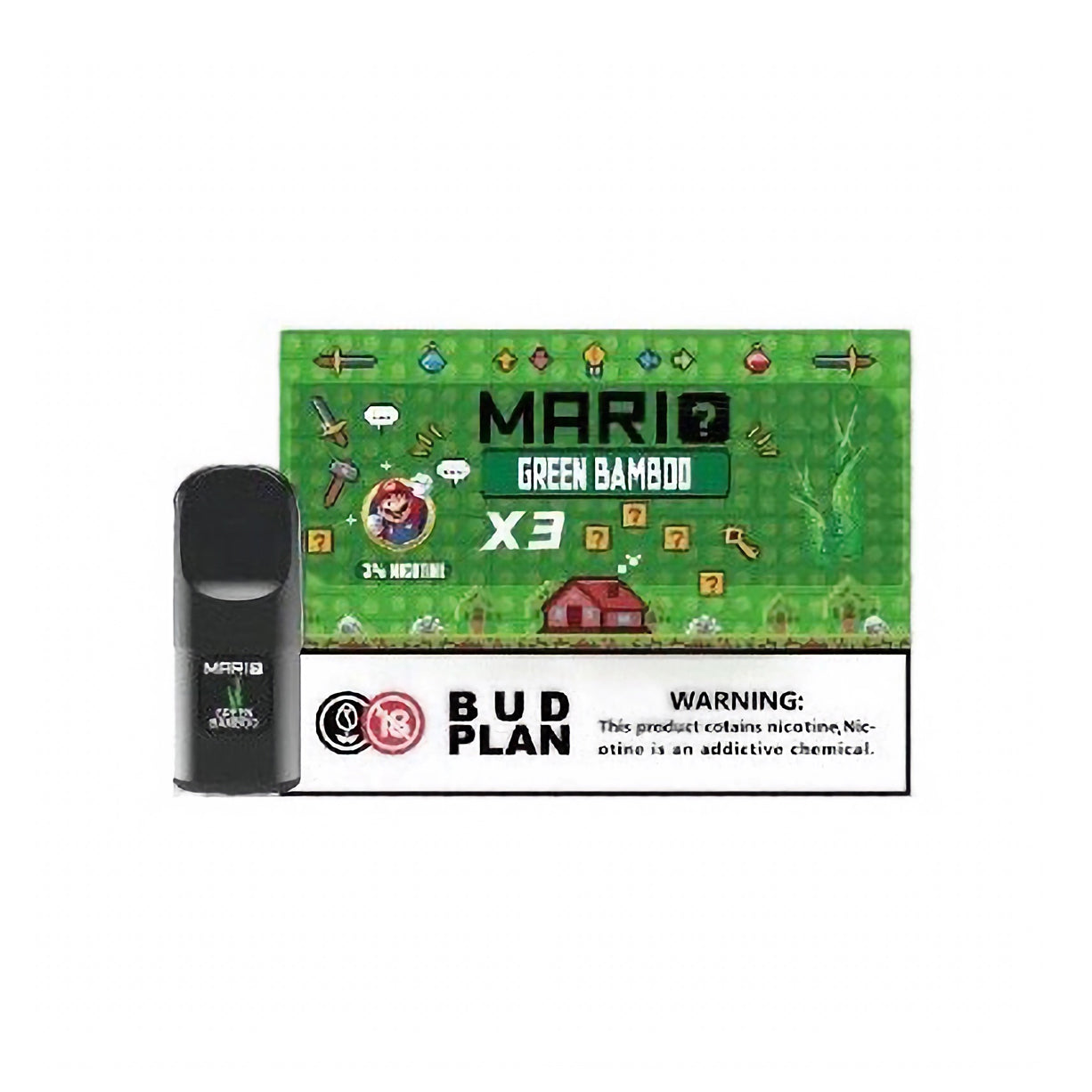 马里奥正品六代 Mario 6TH 通配烟弹3颗装 | 兼容悦刻4/5/6/7代烟杆