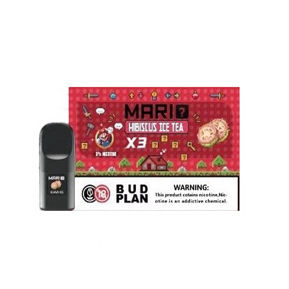 马里奥正品六代 Mario 6TH 通配烟弹3颗装 | 兼容悦刻4/5/6/7代烟杆