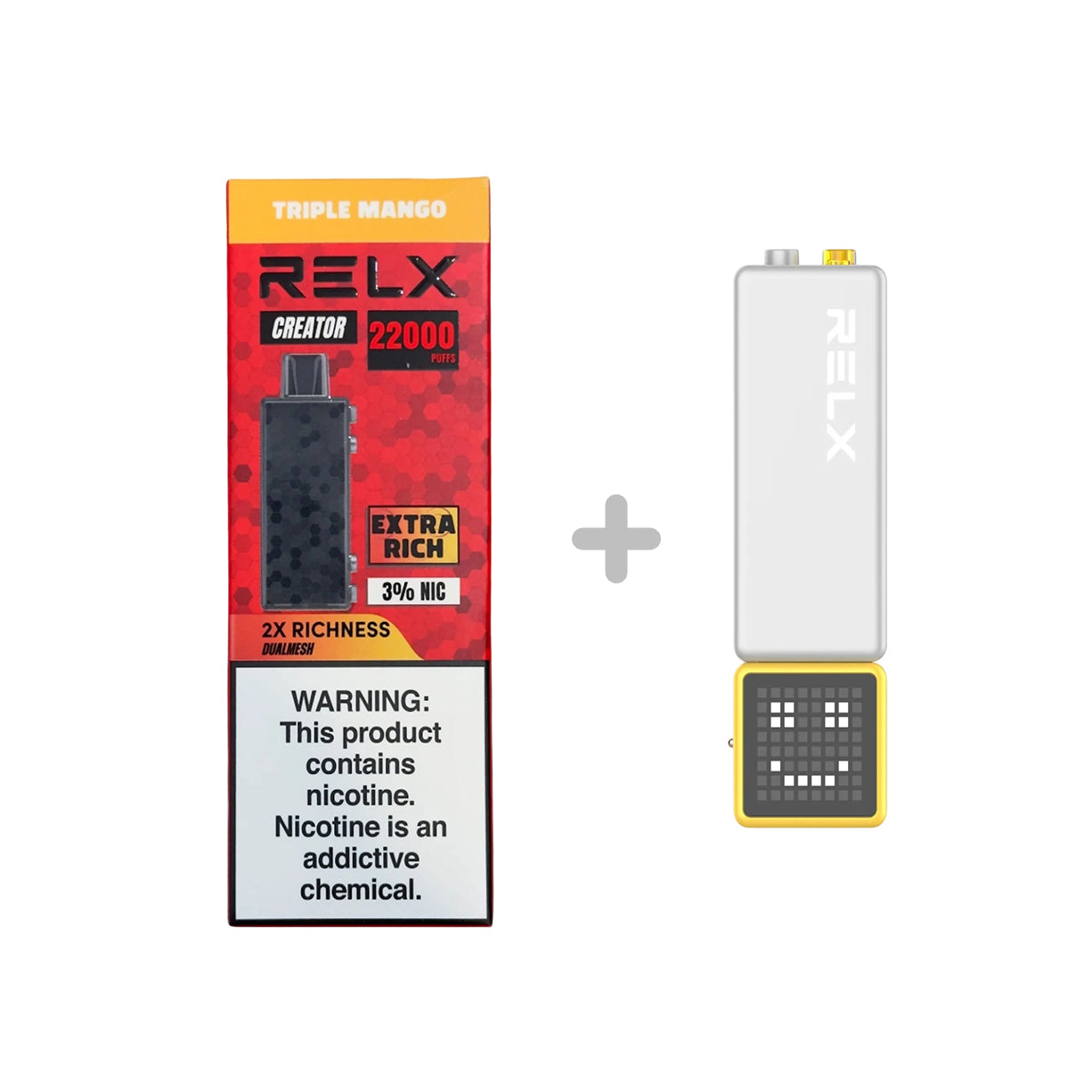 悦刻RELX正品积木乐高RELX Creator 22000口|套餐多口味搭配|适配1代/2代弹杆