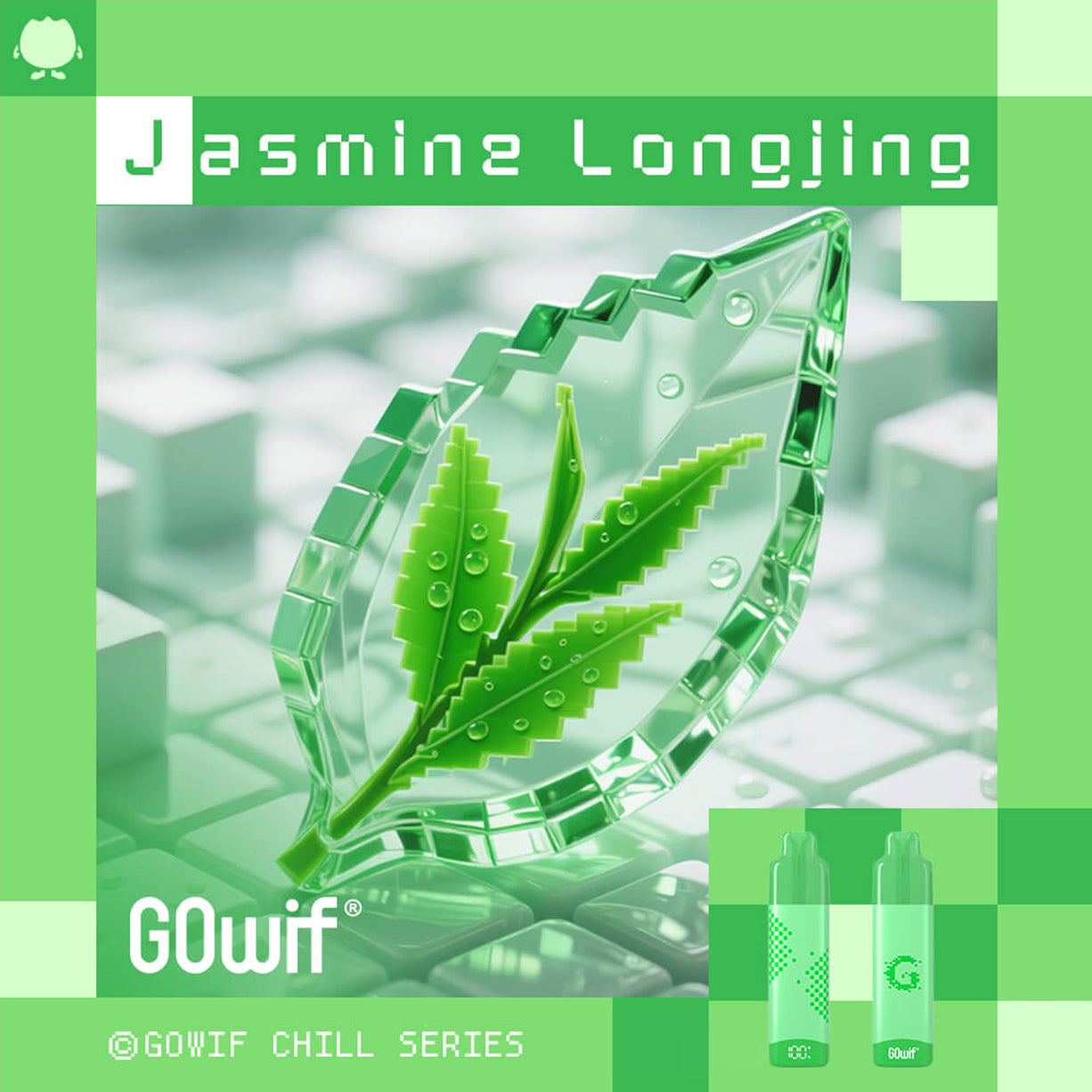 高维正品 GOwif Chill 陶瓷芯涡轮大功率极凉系列 18000口一次性电子烟 | 多款口味任选