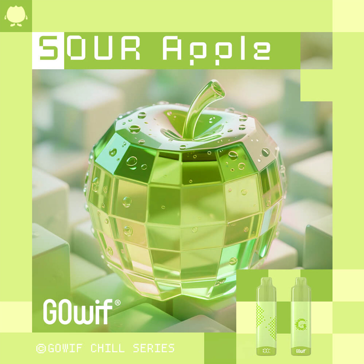 高维正品 GOwif Chill 陶瓷芯涡轮大功率极凉系列 18000口一次性电子烟 | 多款口味任选