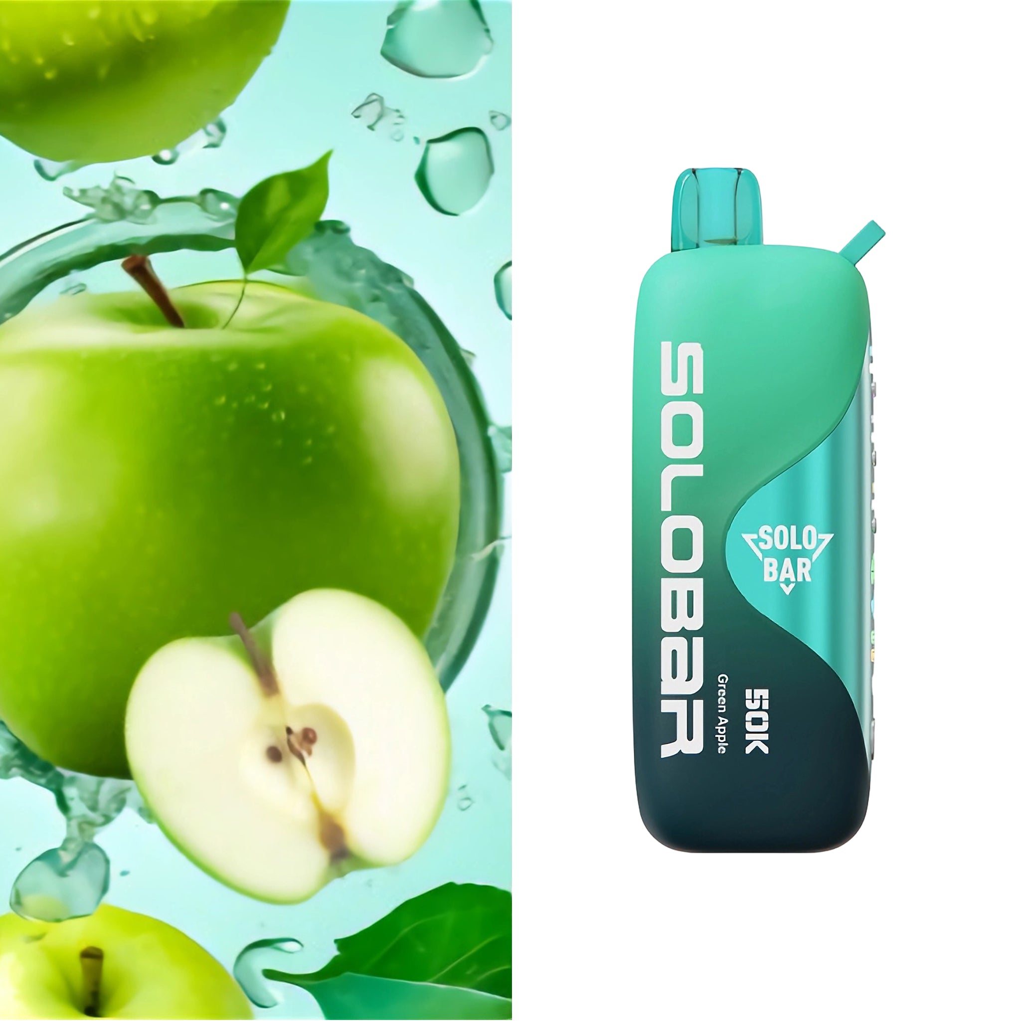 正品SOLOBAR 50口超大容量 | 可调节尼古丁、甜度、冰度 | 双模式输出 一次性电子烟 | 多口味任选