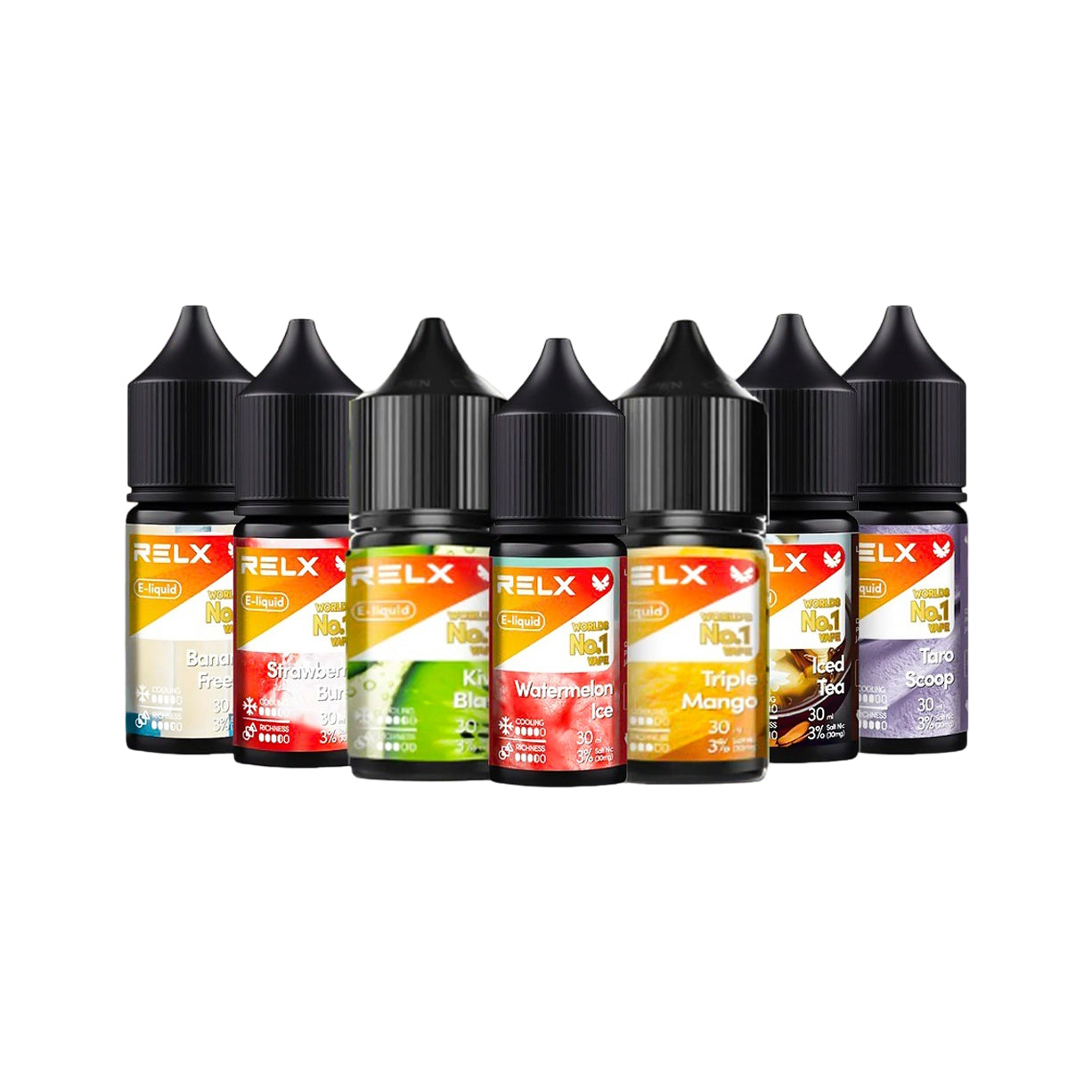 悦刻RELX正品尼古丁盐烟油 RELX E-liquid-30ml | 多口味丰富可选 – ykvape
