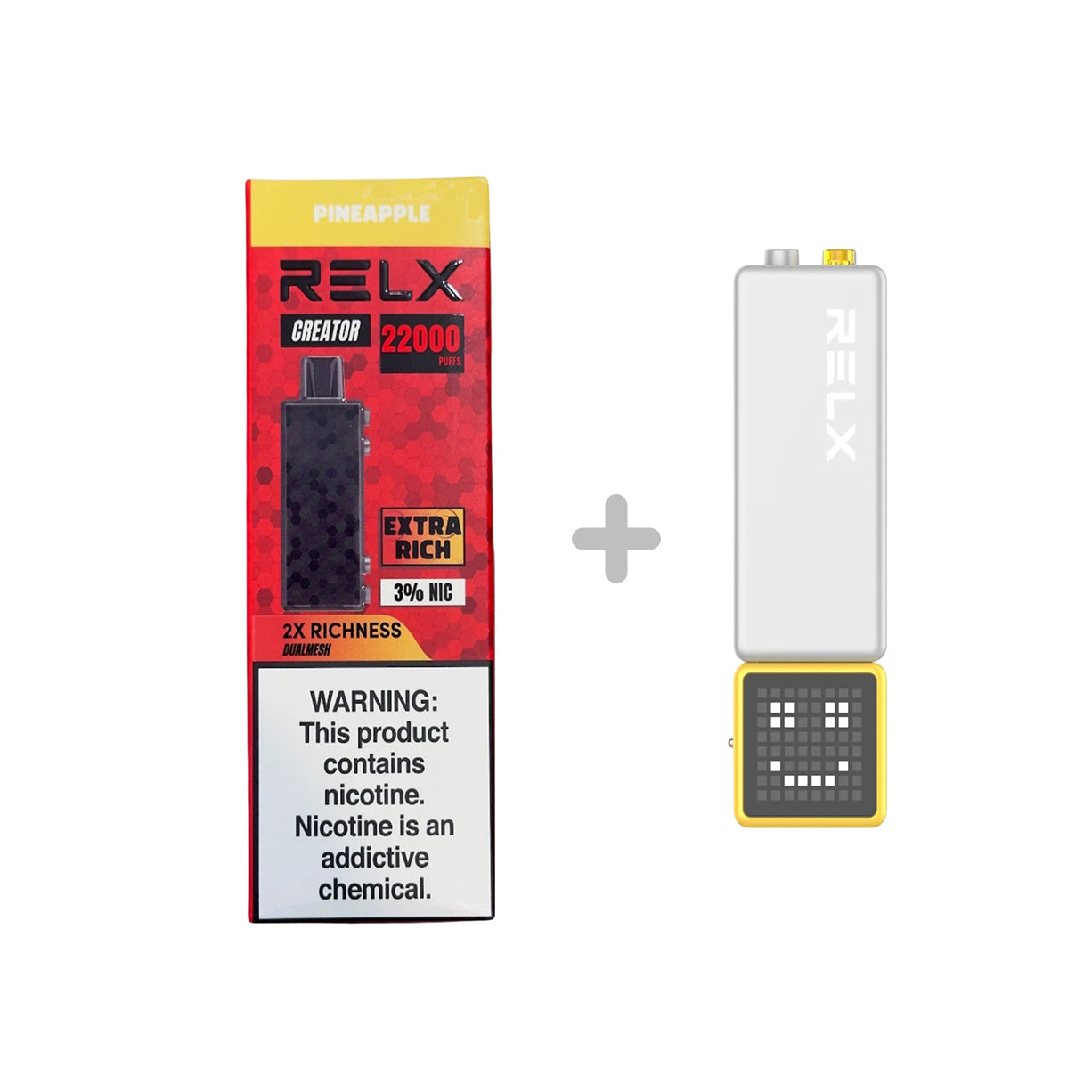 悦刻RELX正品积木乐高RELX Creator 22000口|套餐多口味搭配|适配1代/2代弹杆