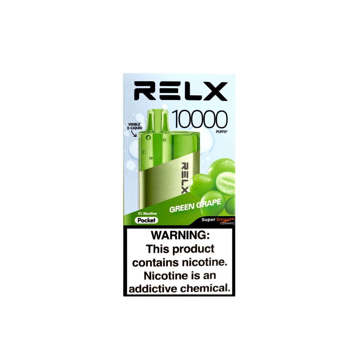RELX悦刻大板砖一次性电子烟10000口盒装