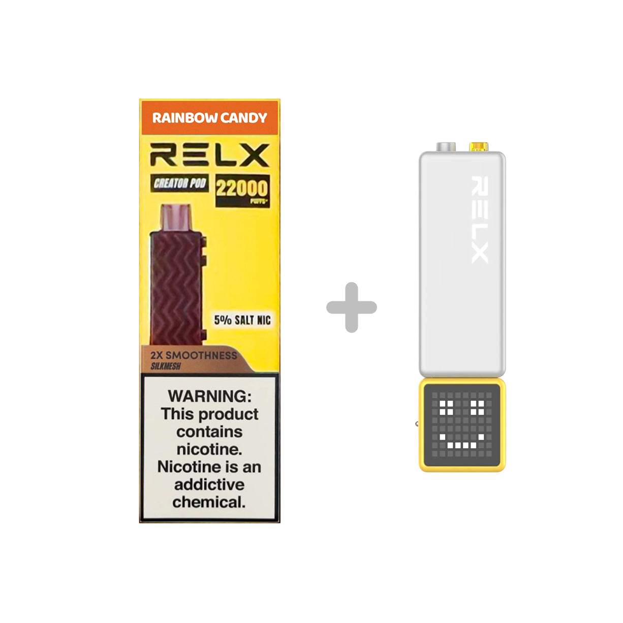 悦刻RELX正品积木乐高RELX Creator 22000口|套餐多口味搭配|适配1代/2代弹杆