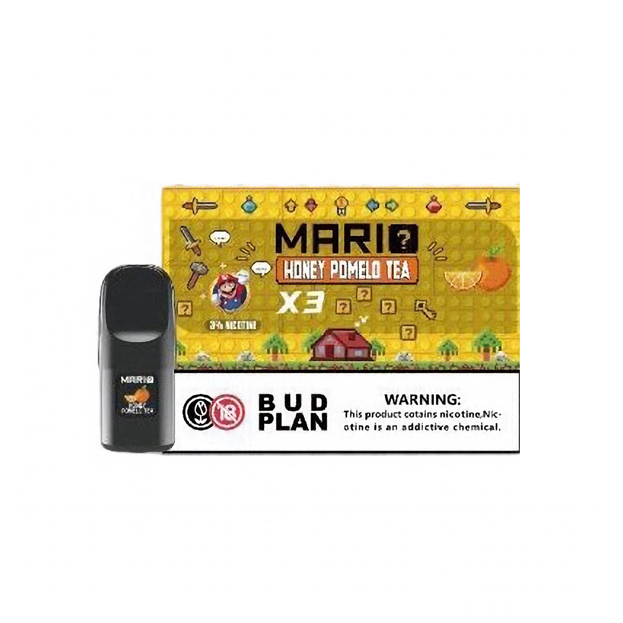 马里奥正品六代 Mario 6TH 通配烟弹3颗装 | 兼容悦刻4/5/6/7代烟杆