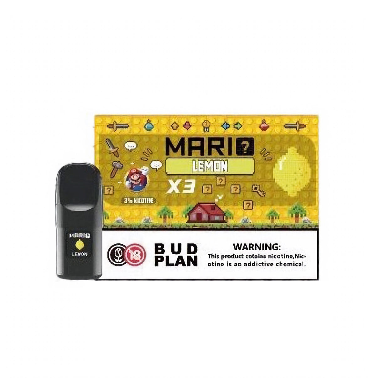 马里奥正品六代 Mario 6TH 通配烟弹3颗装 | 兼容悦刻4/5/6/7代烟杆