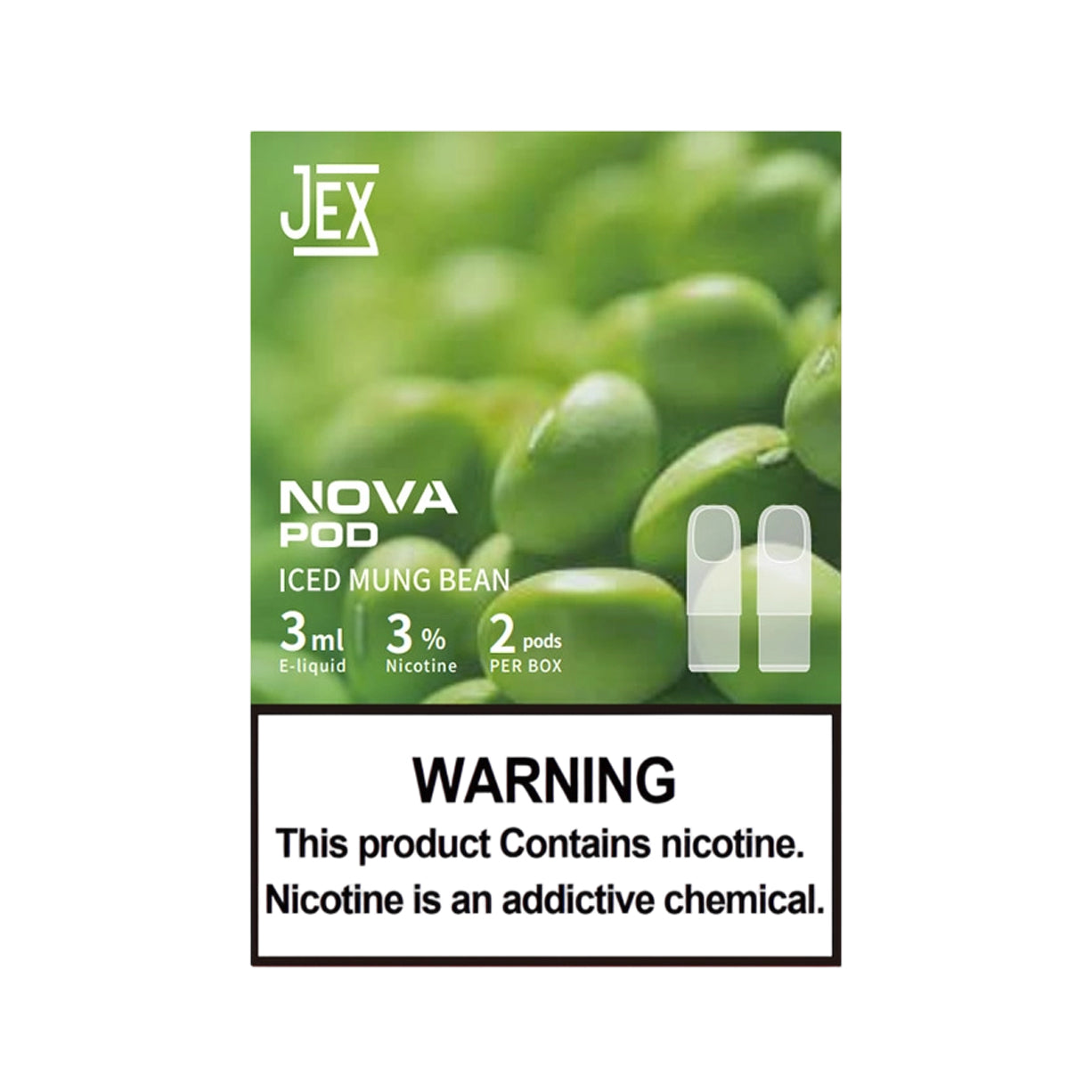 极星正品通配弹 JEX NOVA POD 两颗装 3ml×2 | 兼容 4/5/6/7 代烟杆 | 多口味任选
