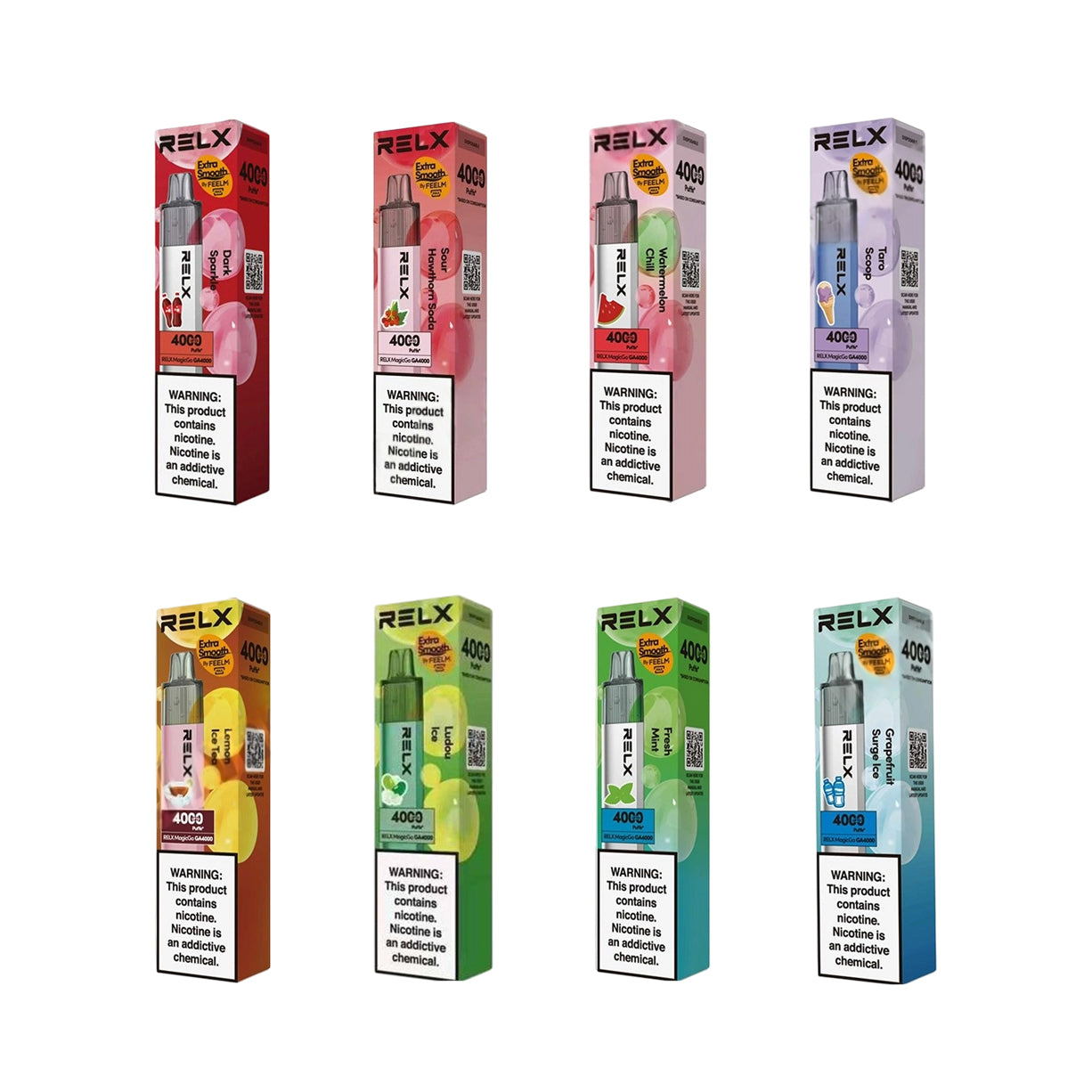 悦刻RELX正品 MagicGo GA4000 经典一次性电子烟 4000口|口味随心选