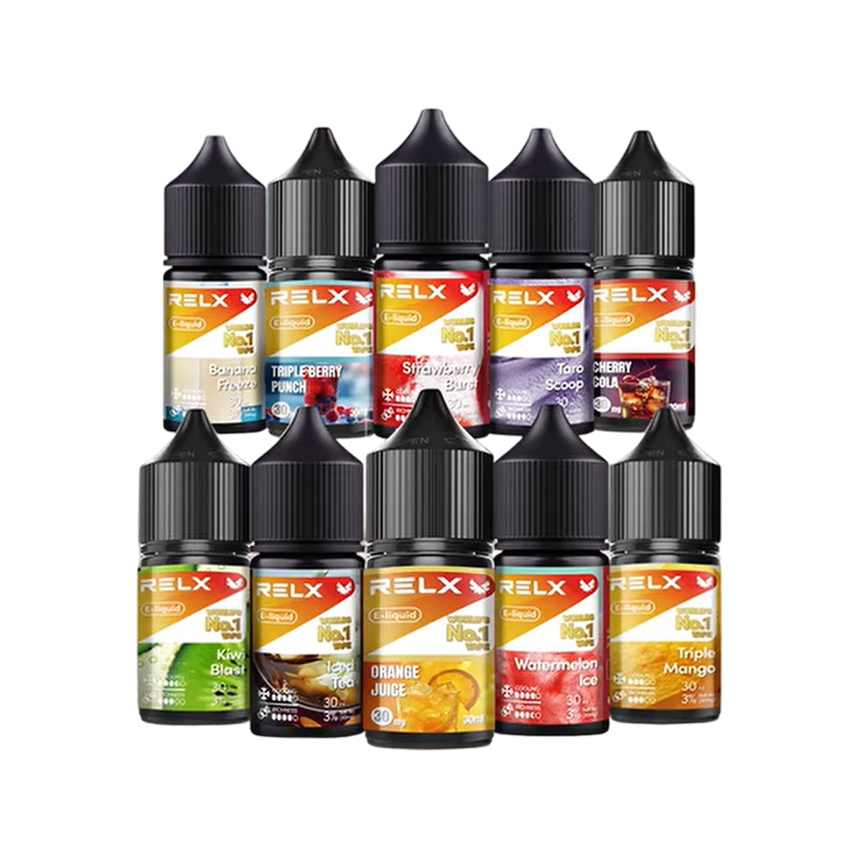 悦刻RELX正品尼古丁盐烟油 RELX E-liquid-30ml | 3%/5% 多口味随心选