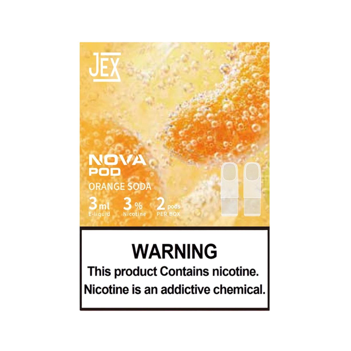 极星正品通配弹 JEX NOVA POD 两颗装 3ml×2 | 兼容 4/5/6/7 代烟杆 | 多口味任选