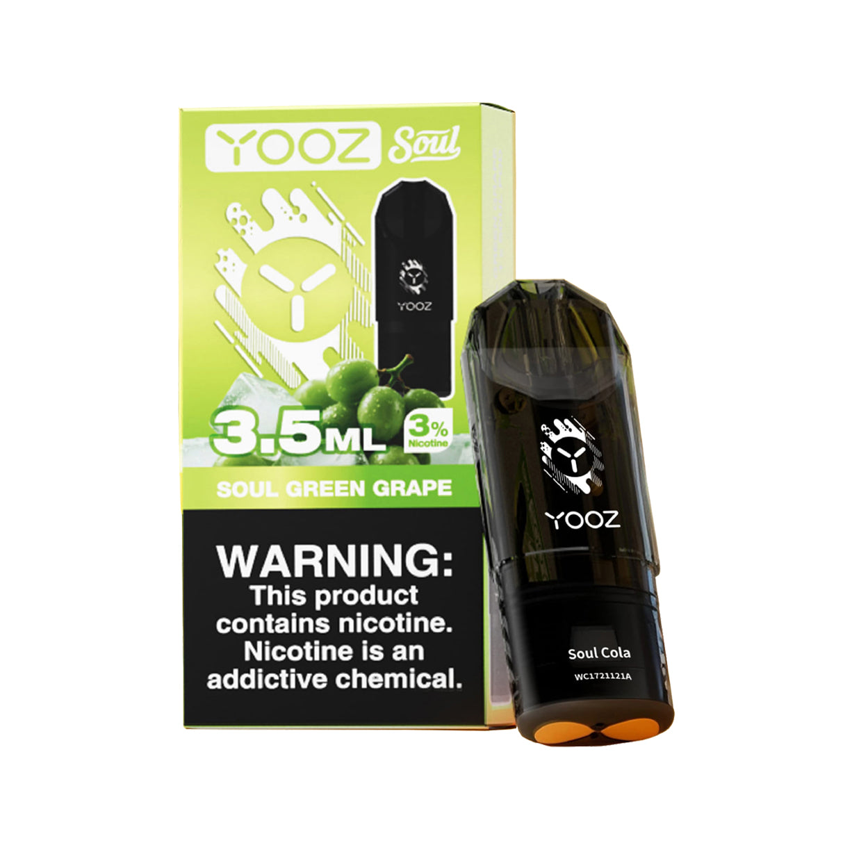 柚子正品 YOOZ SOUL POD灵魂烟弹 3.5ml大容量陶瓷芯通配烟弹 | 柚子陶瓷芯通配烟弹 | 多口味任选 3颗起售