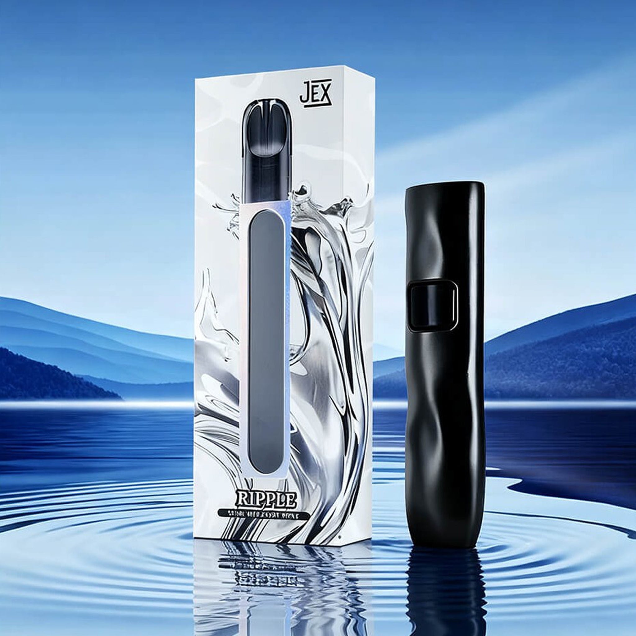 极星正品JEX RIPPLE 全息屏金属烟杆 数据显示 | 五色可选 | 兼容 4/5/6 代烟弹