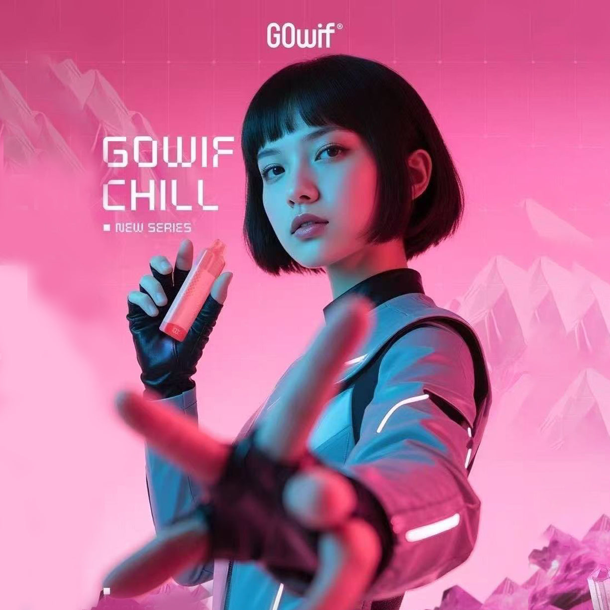 高维正品 GOwif Chill 陶瓷芯涡轮大功率极凉系列 18000口一次性电子烟 | 多款口味任选