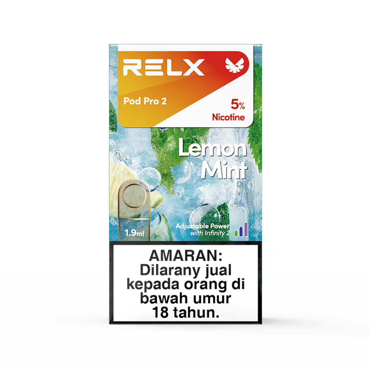 悦刻RELX正品外贸弹|冰柠薄荷 Lemon Mint 口味|单颗装 3颗起售