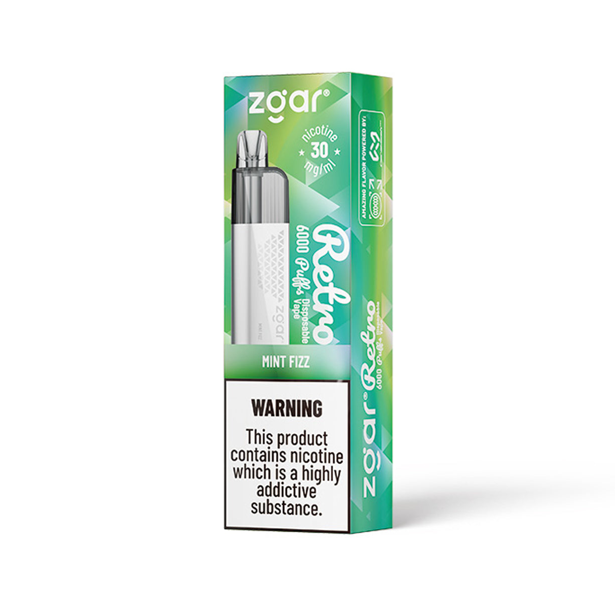 冰熊ZGAR正品传奇 Zgar Retro 6000 口经典电子烟 | 口味丰富可选