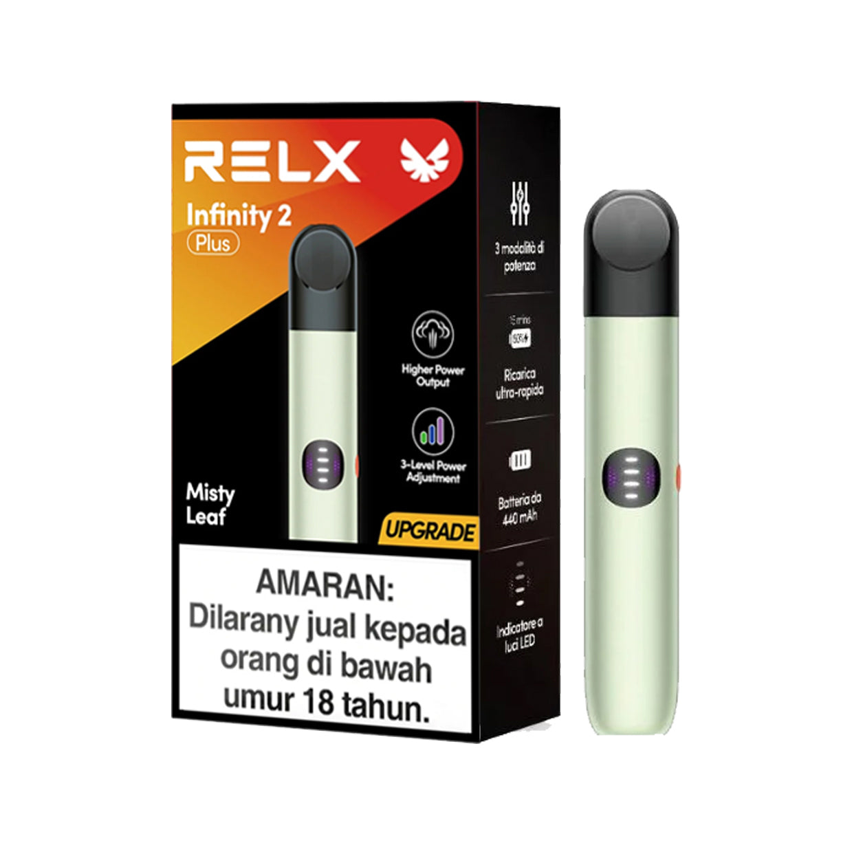 悦刻RELX正品原装七代杆RELX Infinity2 plus|海外版| 绿色MISTY LEAF|适配 4/5/6 代烟弹
