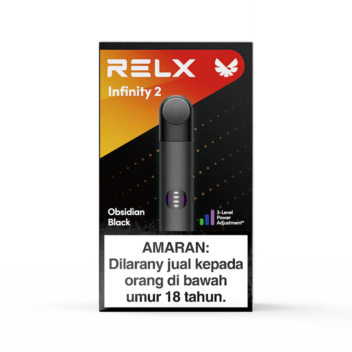 悦刻RELX正品原装六代杆RELX Infinity2 | 黑曜石Obsidian Black | 适配4/5/6 代烟弹