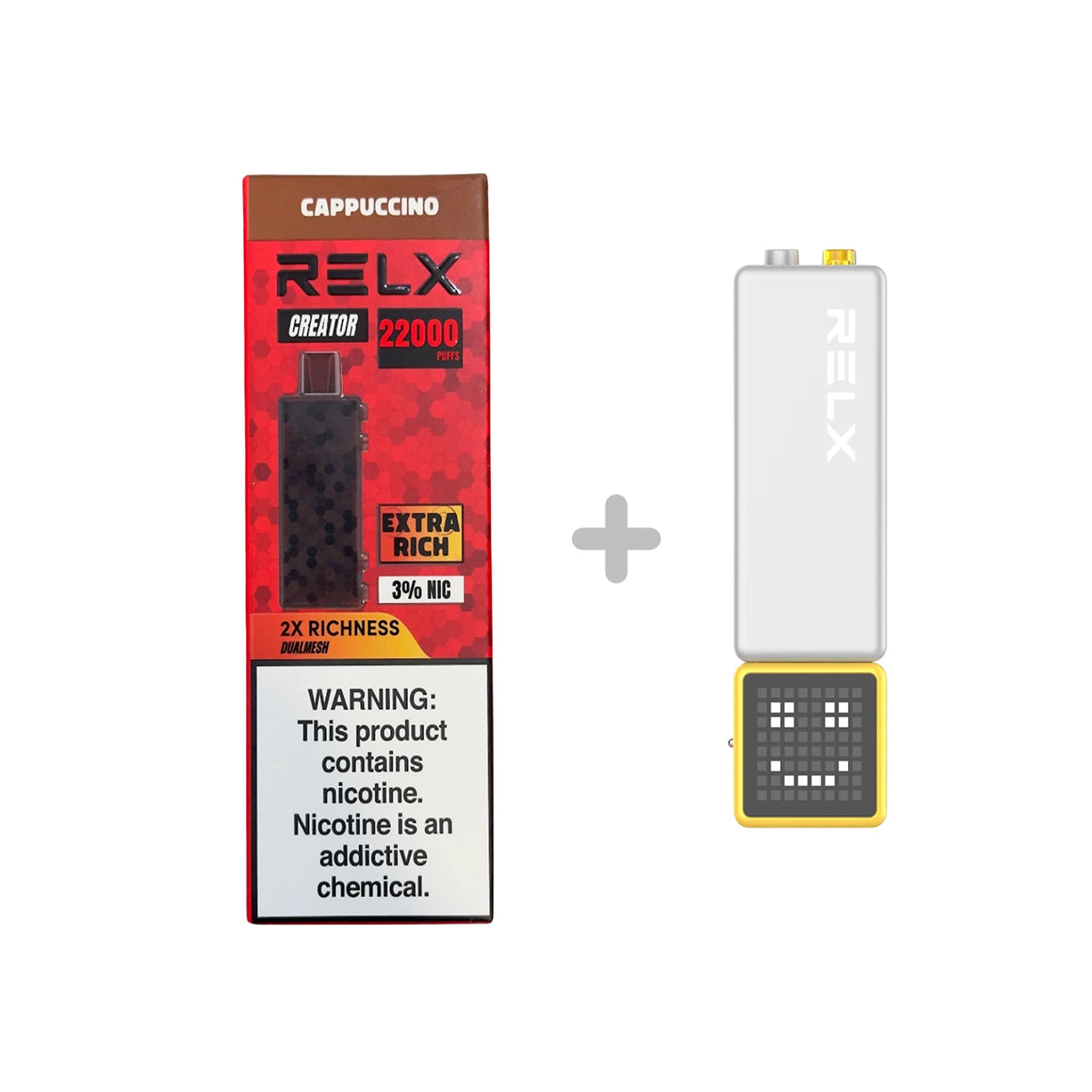 悦刻RELX正品积木乐高RELX Creator 22000口|套餐多口味搭配|适配1代/2代弹杆