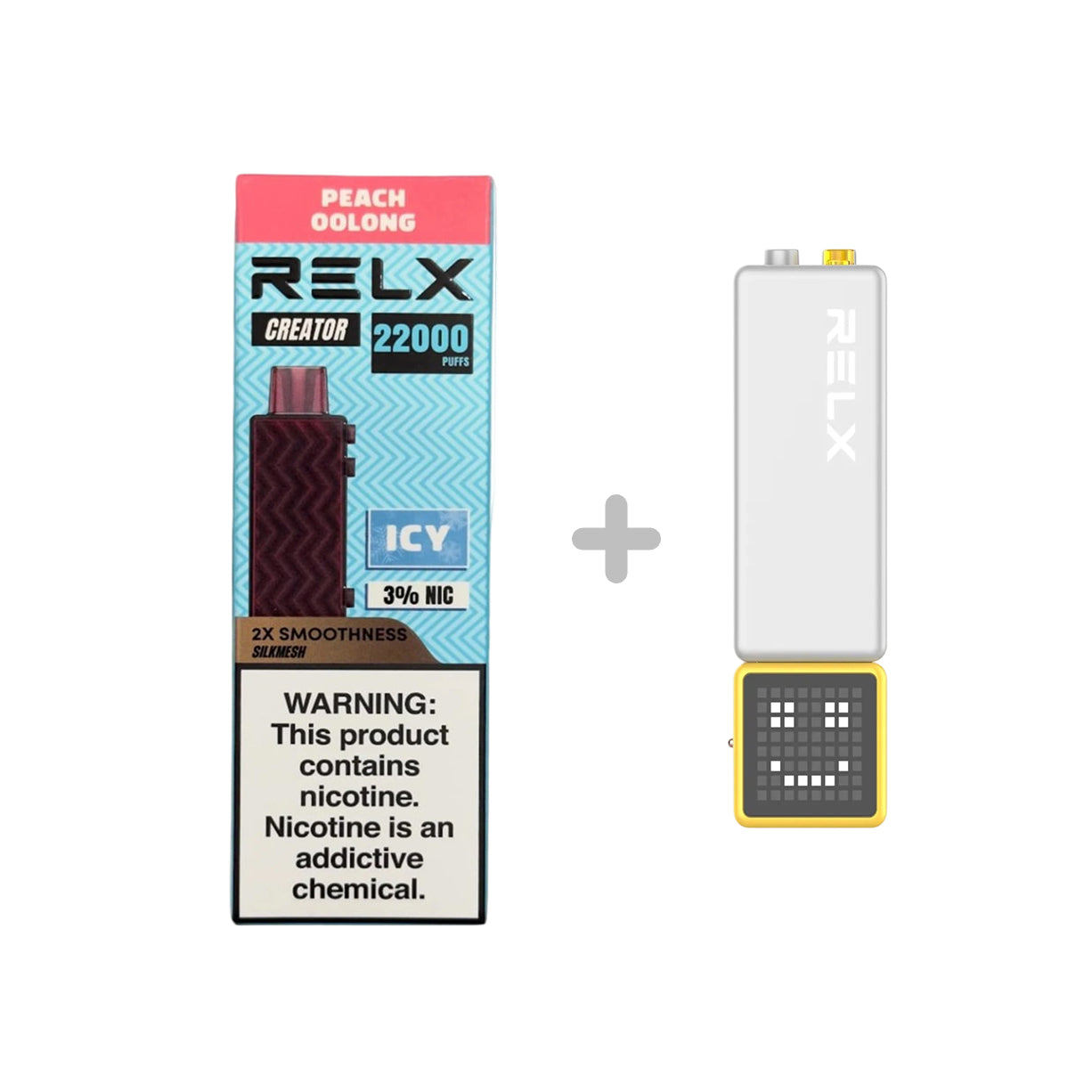 悦刻RELX正品积木乐高RELX Creator 22000口|套餐多口味搭配|适配1代/2代弹杆