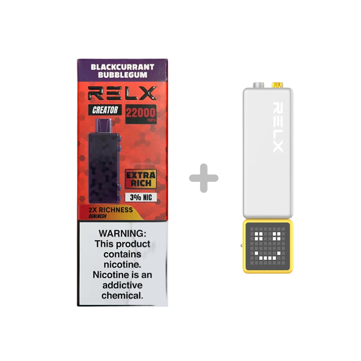 悦刻RELX正品积木乐高RELX Creator 22000口 | 套餐多口味搭配 | 适配1代/2代/3代弹杆