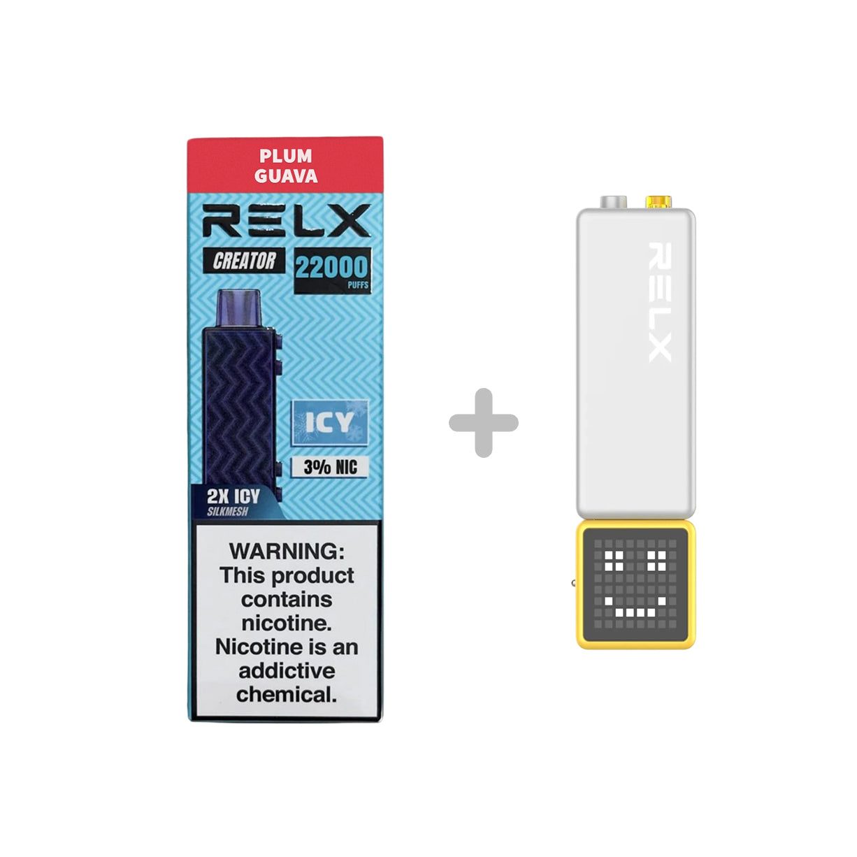 悦刻RELX正品积木乐高RELX Creator 22000口|套餐多口味搭配|适配1代/2代弹杆