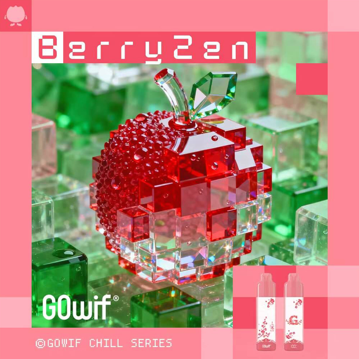 高维正品 GOwif Chill 陶瓷芯涡轮大功率极凉系列 18000口一次性电子烟 | 多款口味任选