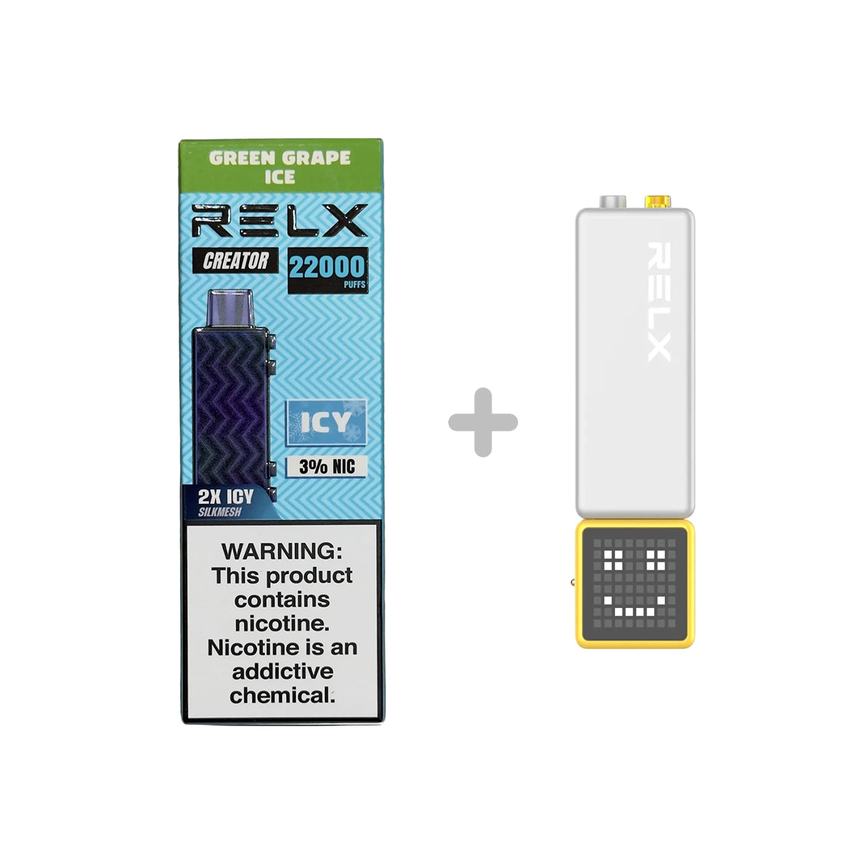 悦刻RELX正品积木乐高RELX Creator 22000口|套餐多口味搭配|适配1代/2代弹杆